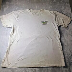 Pelagic Shirt Mens XL Beige High Performance Offshore Fishing Graphic Tee Ocean